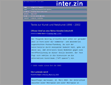 Tablet Screenshot of inter.zin.thing-frankfurt.de